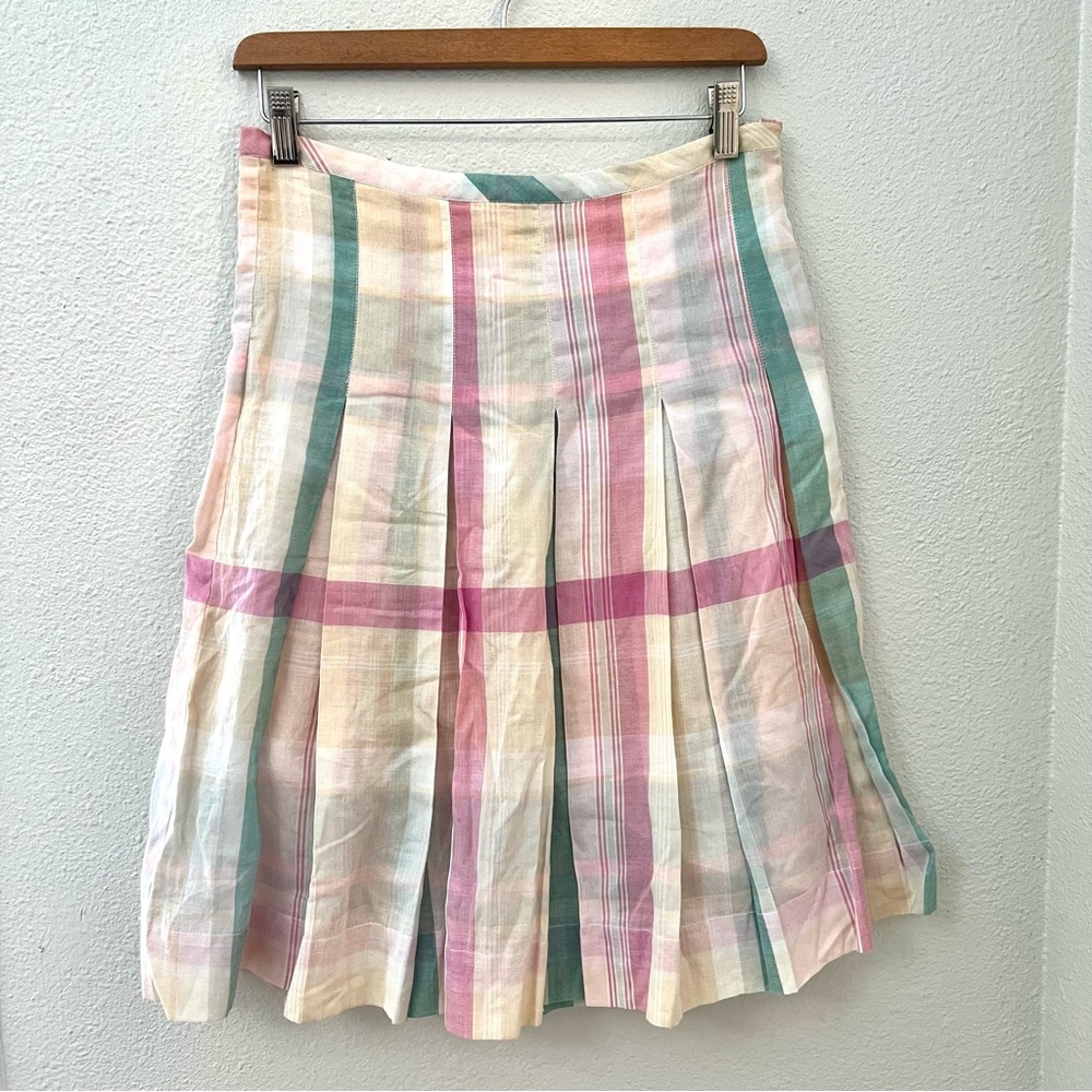 American retro Plaid Women's Skirt size 38